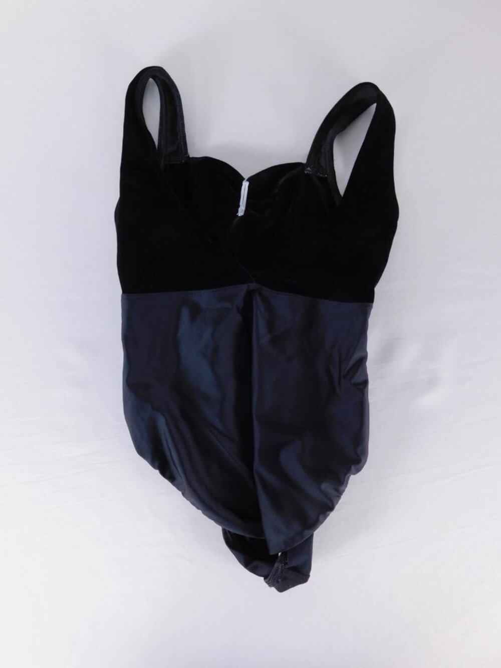 Suffolk Bodysuit Womens Petite Adult Black Velvet One Piece Lined Dancewear